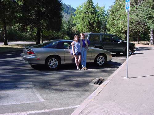 The first trip in my 2002 Camaro Z28 - my Scottish Fold stayed home